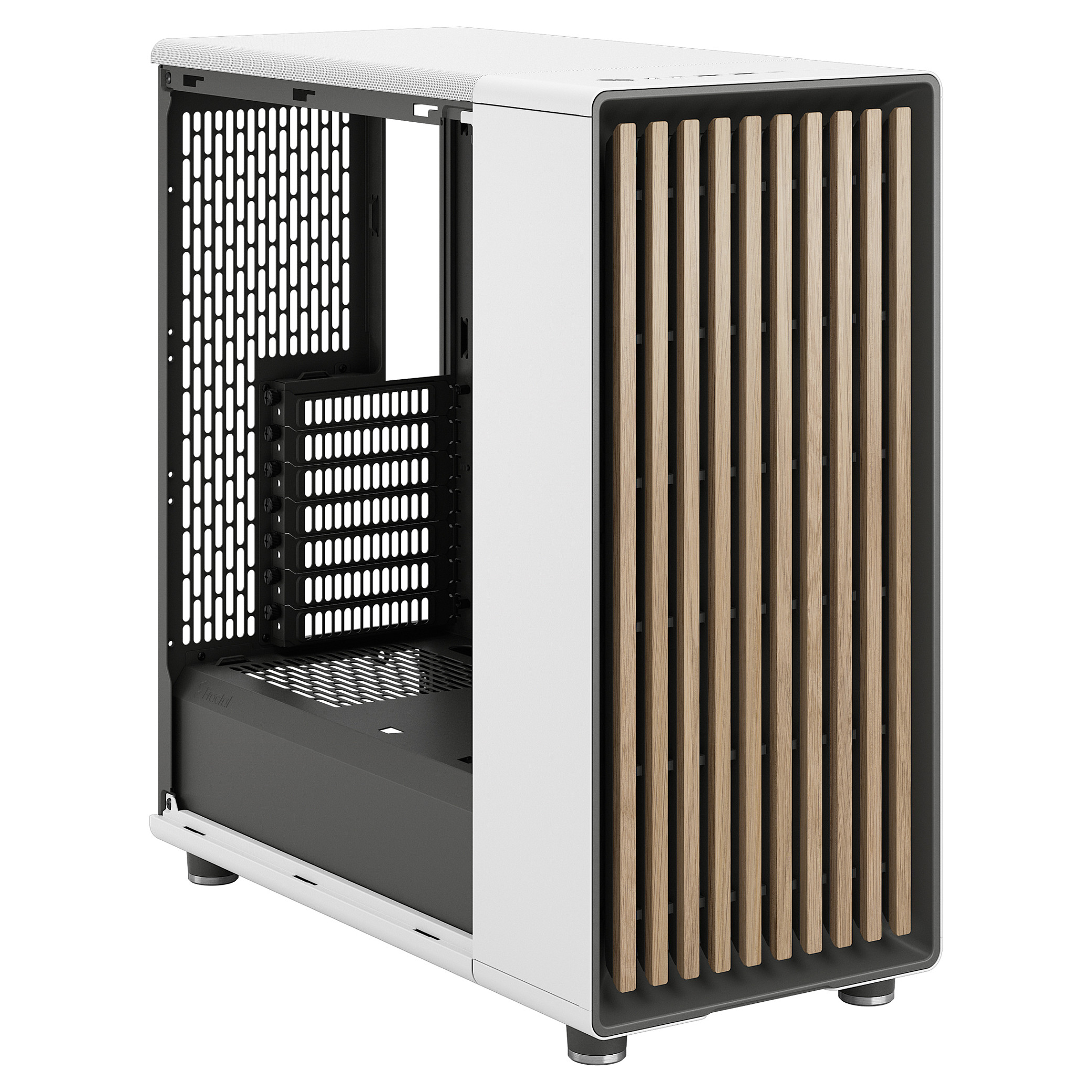 Kasë PC Fractal Design North / Midi Tower / ATX / 2x 140mm Fan - Bardhë - 6