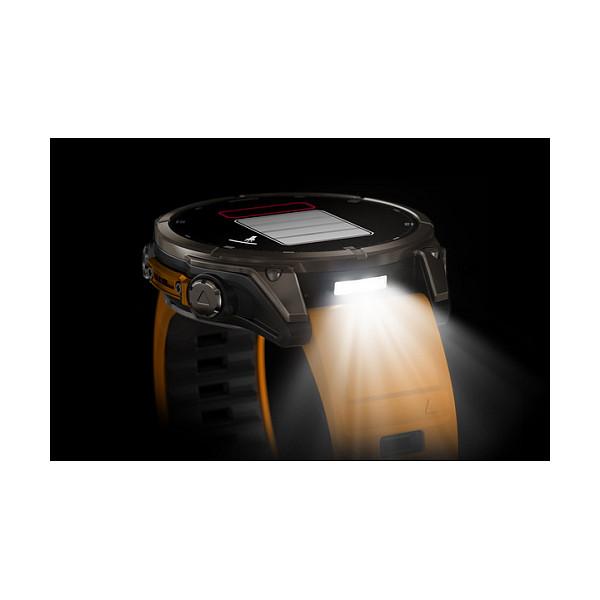 Orë e Mençur Garmin fēnix 8 AMOLED Sapphire, 47mm, GPS Multi-Band - Portokalli/Hiri - 9