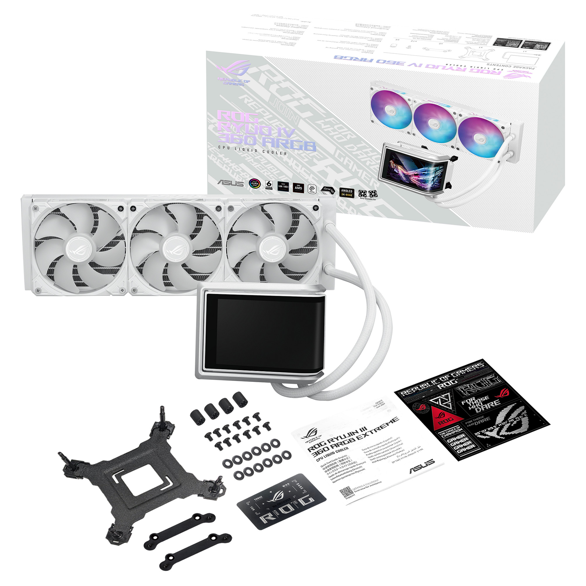 Ftohës për Procesor ASUS ROG Ryuo IV 360 ARGB - Bardhë - 13