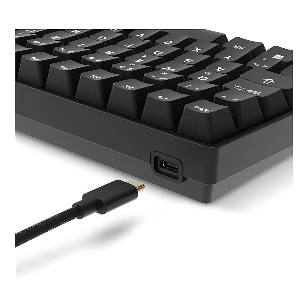 Tastierë Gaming Sharkoon SGK50 S3 PBT Gateron G Pro 3.0 Yellow Wired / QWERTZ / German Language - Zezë - 6