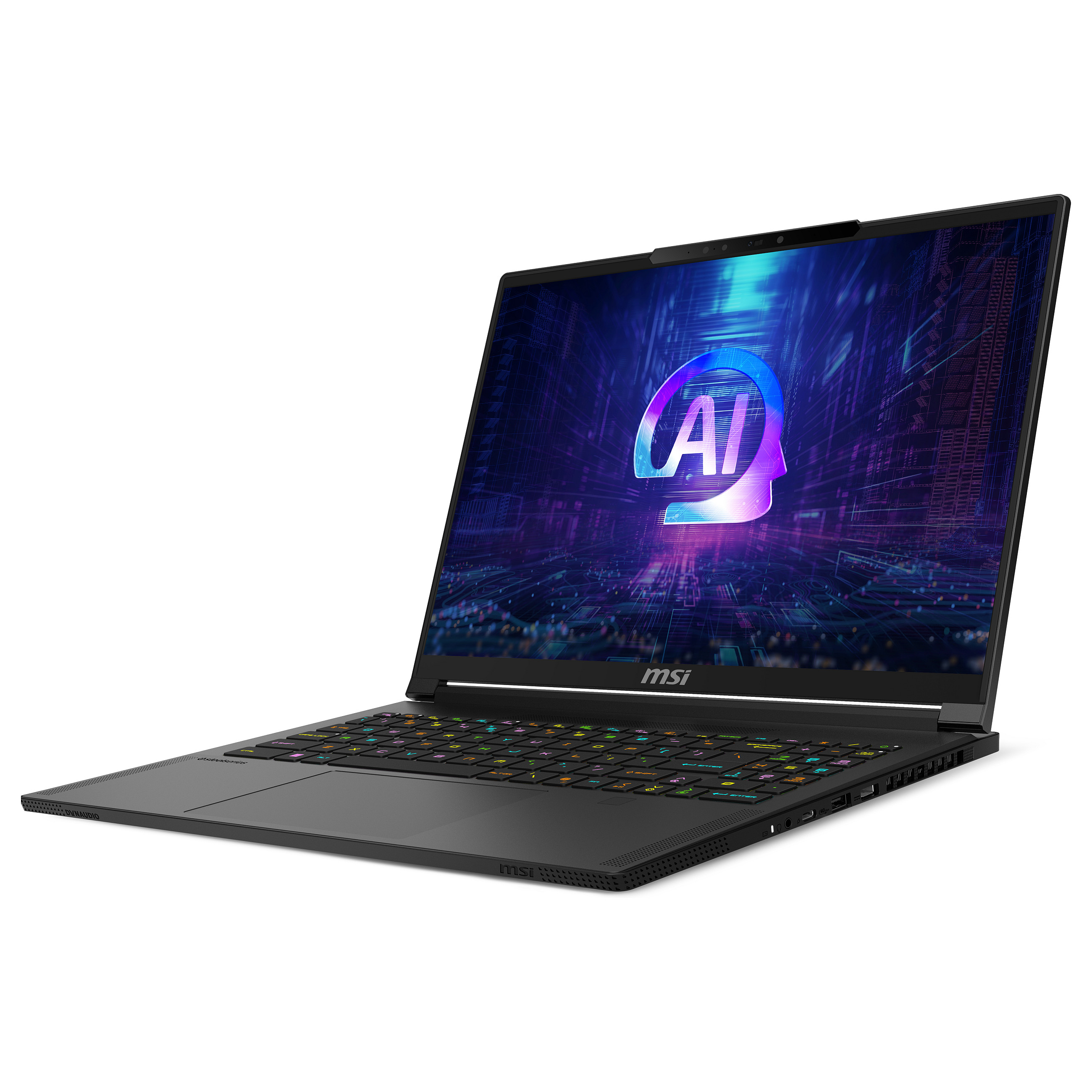 Laptop Gaming MSI Stealth A16 AI+ A3XWIG-043 / Ryzen AI 9 HX 370 / 32GB / 2TB / 16 inch 2K OLED 240 Hz / RTX 5080 16GB / e zezë - 2