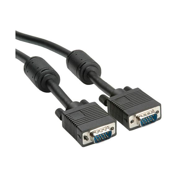 Kabllo VGA ROLINE 11.04.5665 / VGA (D-Sub) / HD-15 / 15m - Zezë