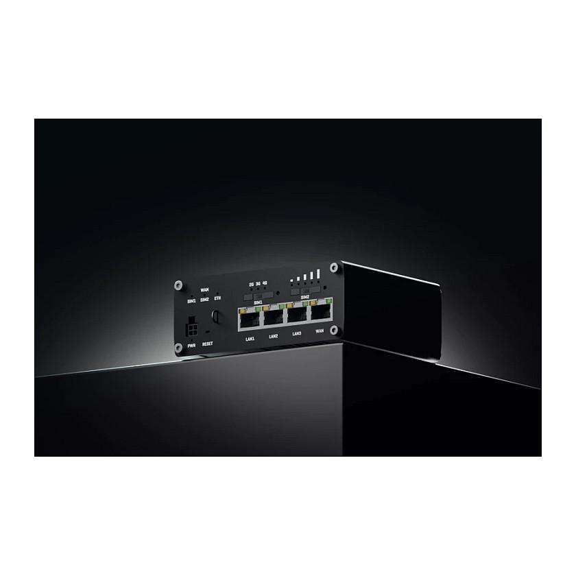 Teltonika RUTM09, Ruter Industrial, 4G LTE Cat 6, 1× Gigabit WAN + 3× Gigabit LAN, Dual SIM, GNSS, Carrier Aggregation, Failover – Zi - 7