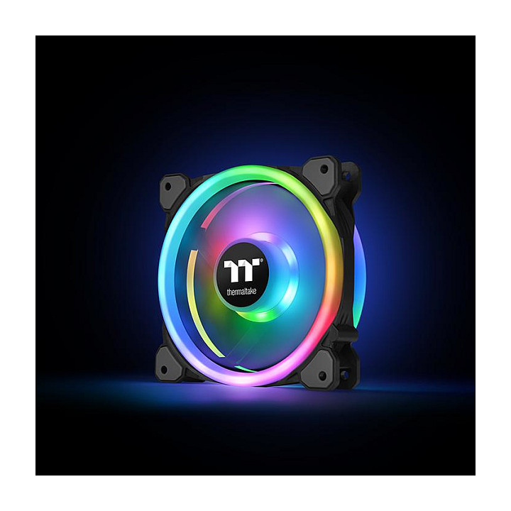 Ftohës për Kasë 120 mm Thermaltake Riing Trio 12 RGB 3-Pack - Bardhë - 6