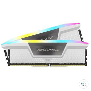 RAM Memorie DDR5 Corsair Vengeance RGB, 32GB (2x16GB), DIMM, 6000MT/s, CL36, Intel XMP 3.0 - Bardhë