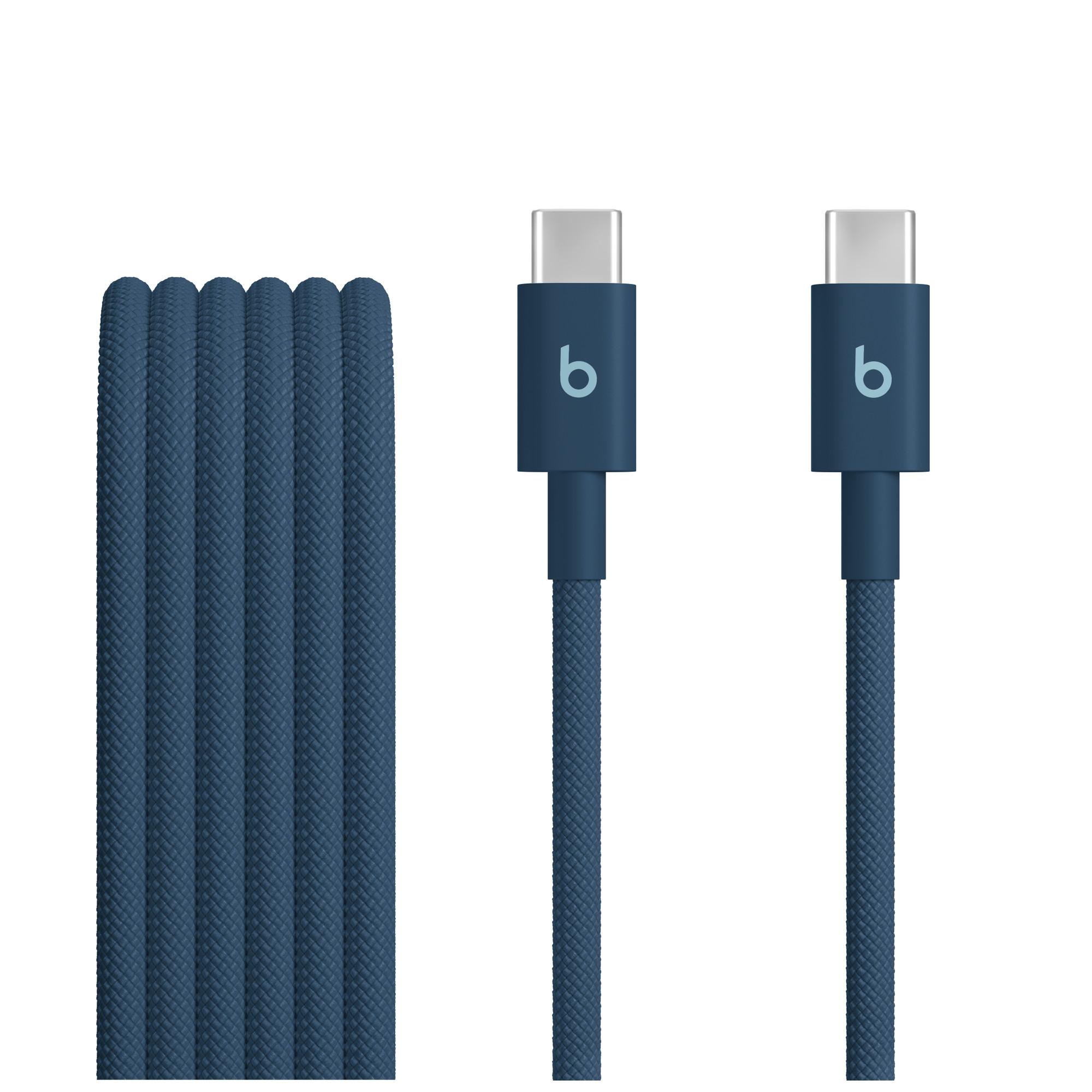 Kabllo USB Apple Beats USB-C në USB-C / MDGE4ZM/A / 1.5 m / USB 2.0 / 60W – Blu e errët - 1