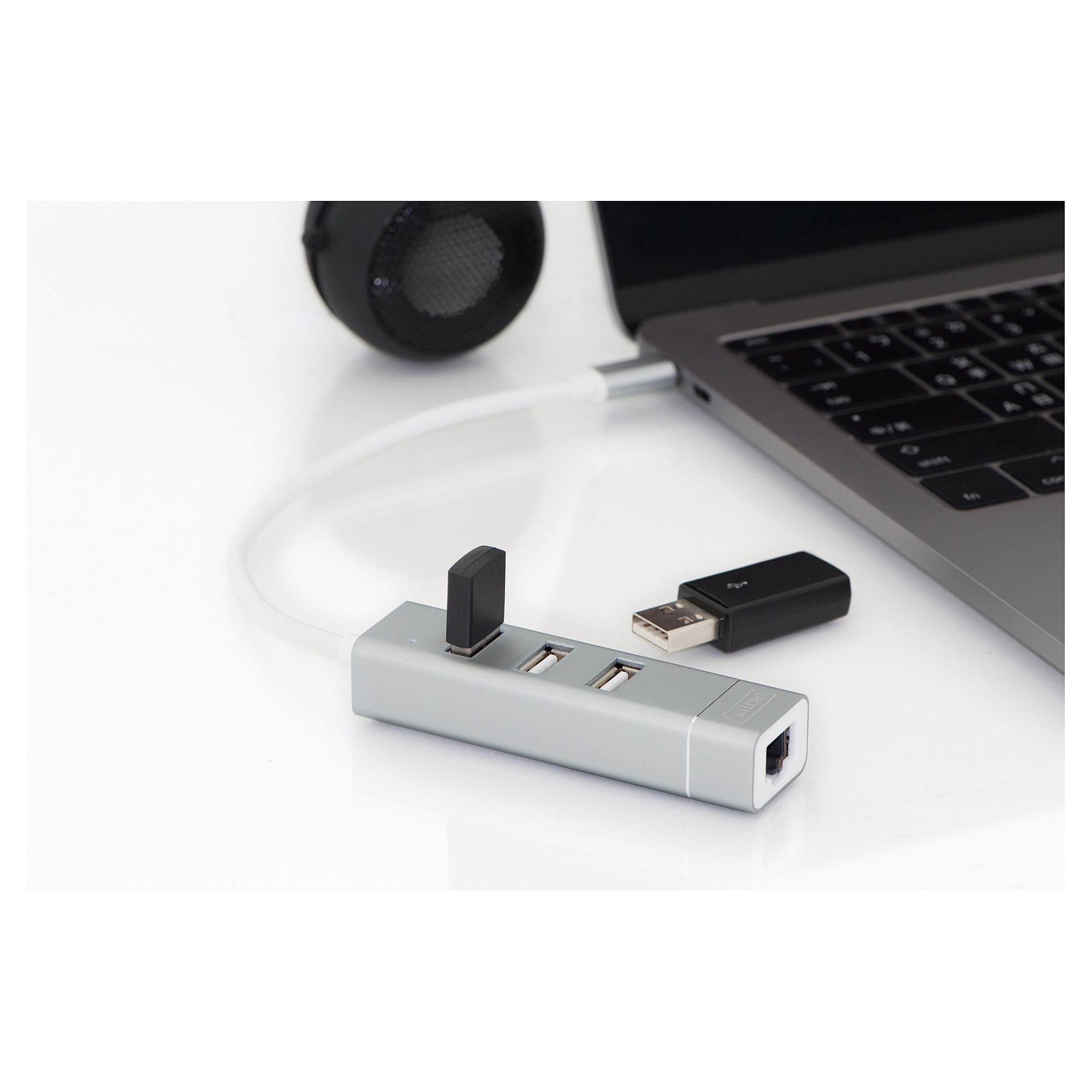 Hub Digitus USB-C / 4 Porte / Gigabit LAN - 3