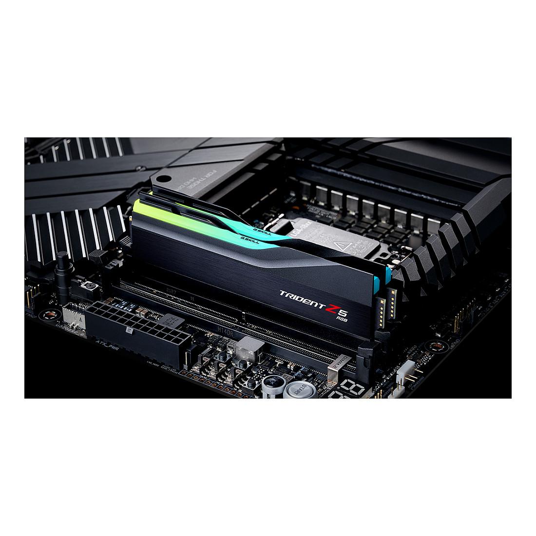 Memorie DDR5 G.Skill Trident Z5 RGB, 32GB (2x16GB), 6000MHz, CL32, 288-pin, 1.35V - Zezë - 6