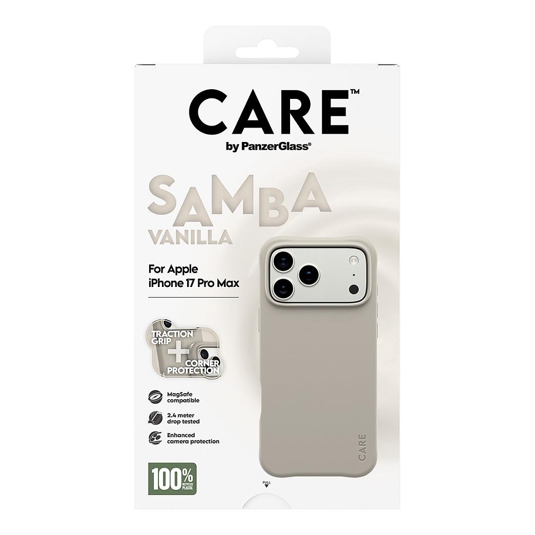 Case për Telefon PanzerGlass CARE Samba për iPhone 17 Pro Max, MagSafe - Krem - 4