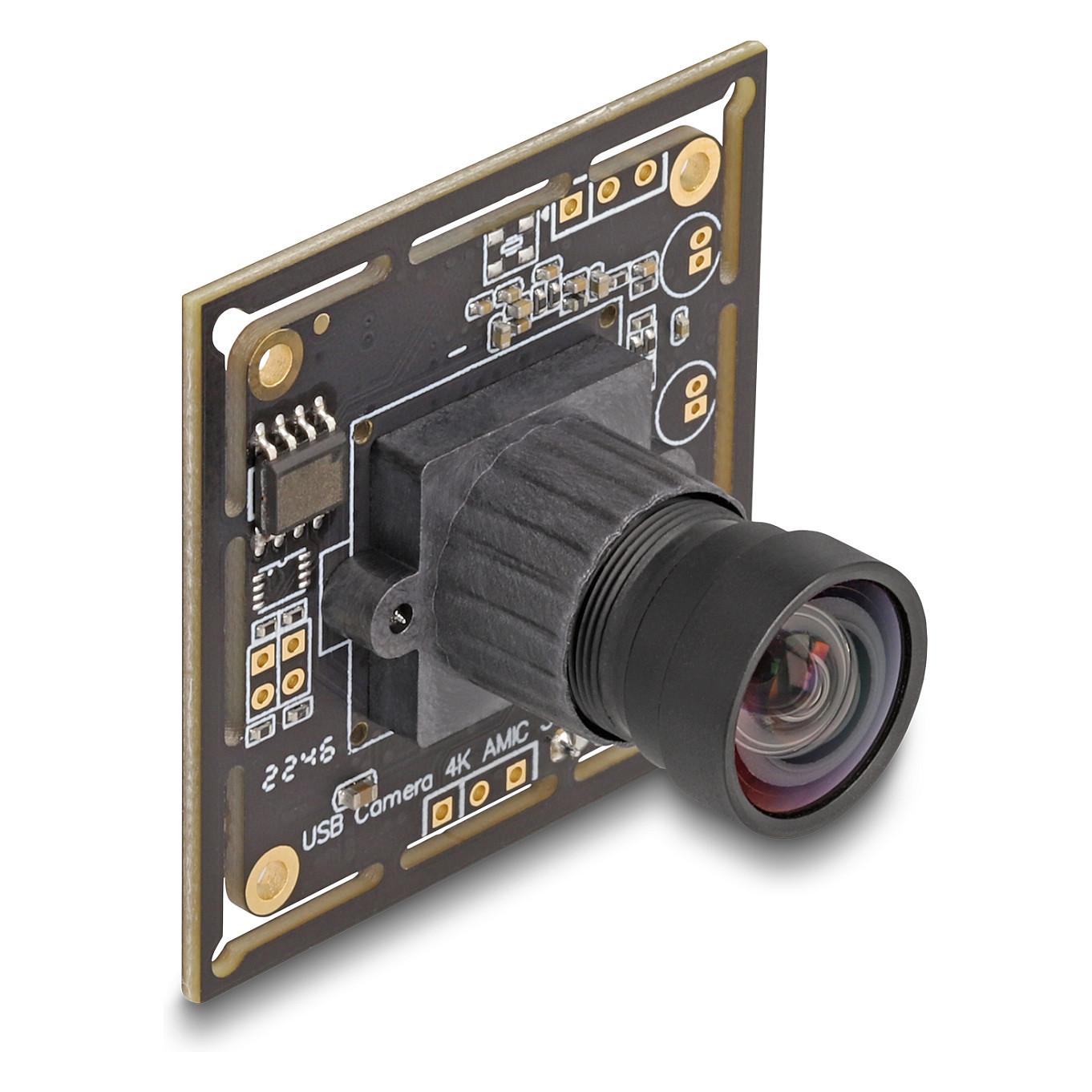 Webcam DeLOCK 12073 / 4K Ultra HD 3840x2160 / 8.3 MP / USB 2.0 / Sensor 1/2.8" - Zezë