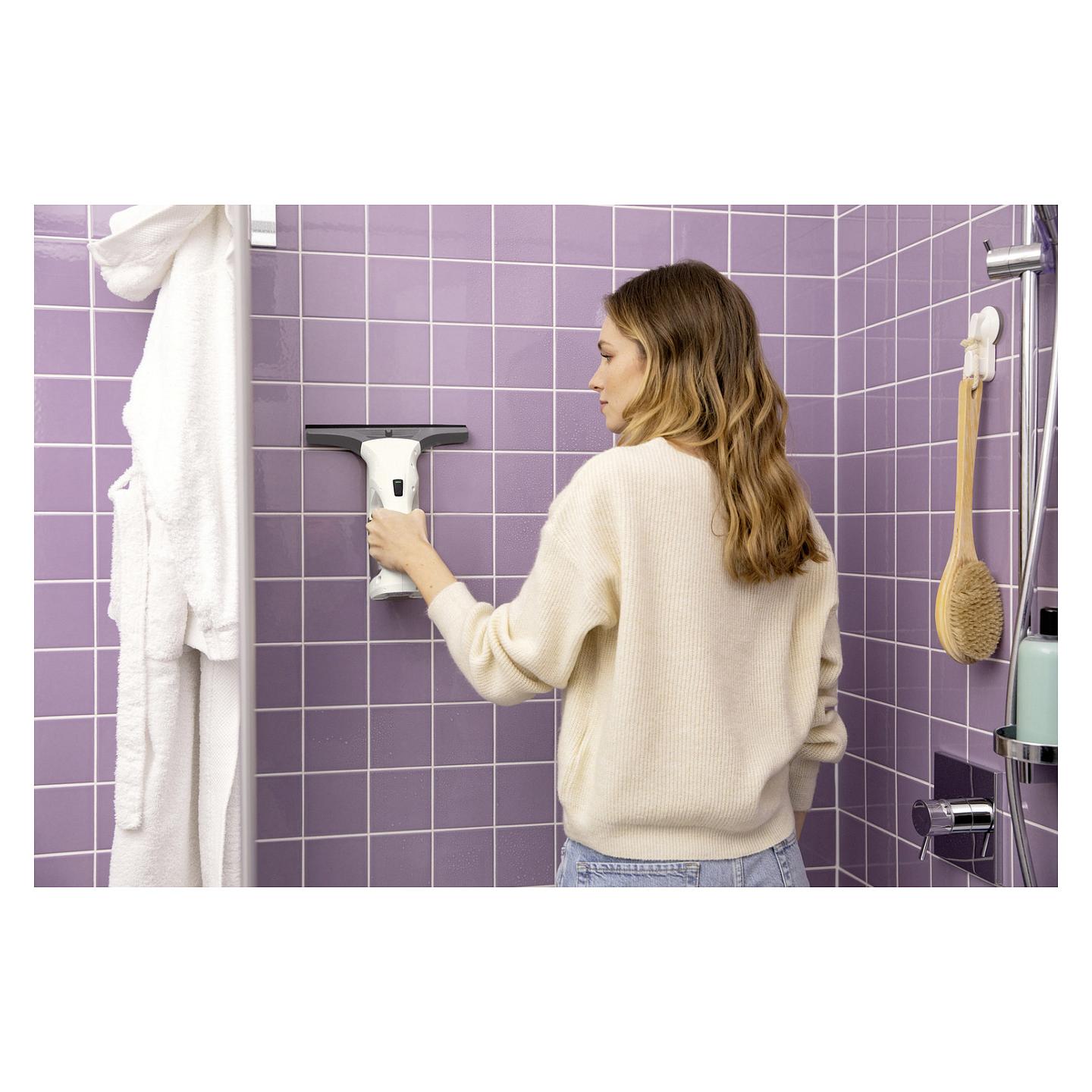 Pastrues Xhamash Kärcher WV 3 Comfort Precision, 280mm, 200ml, 35min, 105m², Li-Ion, 360° - Bardhë, Zezë - 10