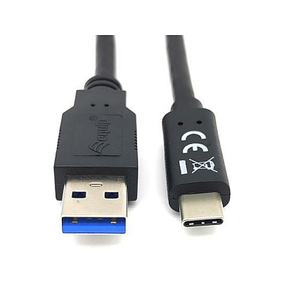 Kabllo USB Equip A 3.2 to C St/St / 2.00m 3A/20V - Zezë - 3