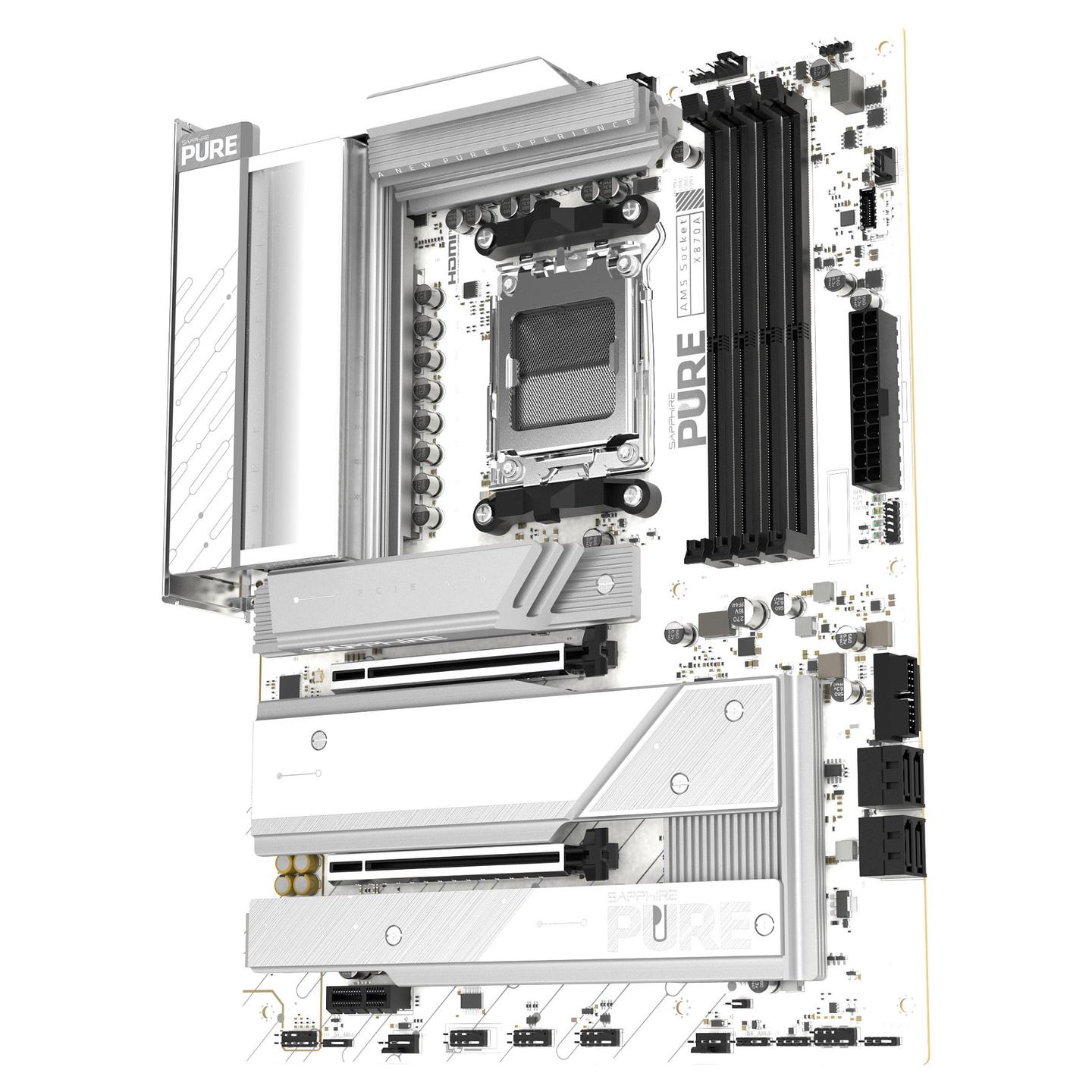 Pllakë Amë AMD AM5 SAPPHIRE PURE X870A WiFi 7 / DDR5 / ATX / HDMI+DP - 3