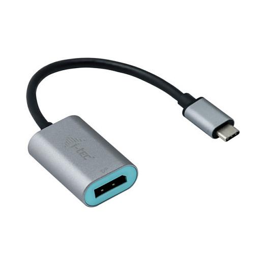 Adapter USB-C në DisplayPort i-tec C31METALDP60HZ, 15cm, 4K 60Hz, USB4, Thunderbolt 3/4, Metal - Hiri