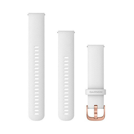 Rrip për Orë të Mençur Garmin Quick Release / Silikon / 20 mm - E Bardhë