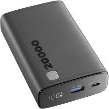 Powerbank Cellularline Elite / 20.000mAh / USB-C 20W PD / USB-A 18W / LCD – Zezë - 1
