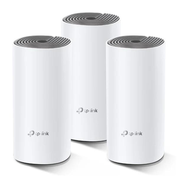TP-Link Deco P9 (3-Pack) AC1200 + AV1000 Hybrid Mesh Wi-Fi System – Wi-Fi 5 Dual-Band 2.4GHz + 5GHz, 300Mbps + 867Mbps, Powerline AV1000, 2× Gigabit WAN/LAN për njësi – Bardhë - 1