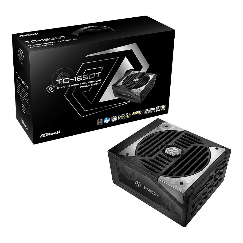 Furnizues Energjie ASRock Taichi TC-1650T, 1650W, 80 PLUS Titanium, ATX – Zezë