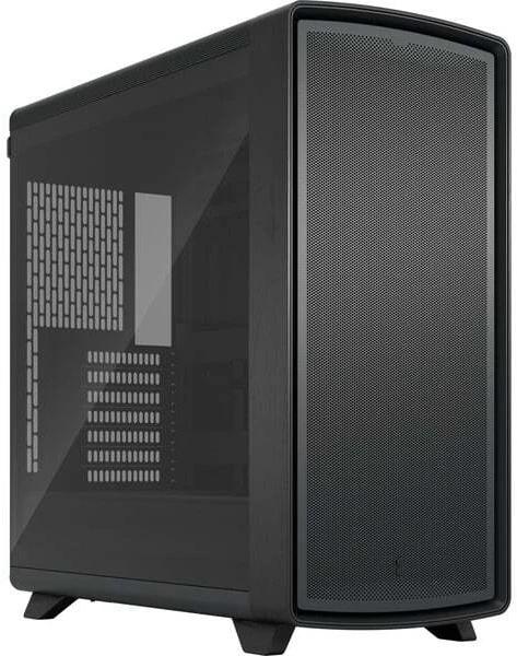 Kasë Fractal Design Summit Blackout, Mid-Tower, ATX, Xham i Temperuar, 3x Momentum 14, USB Type-C 20Gbps - Zezë