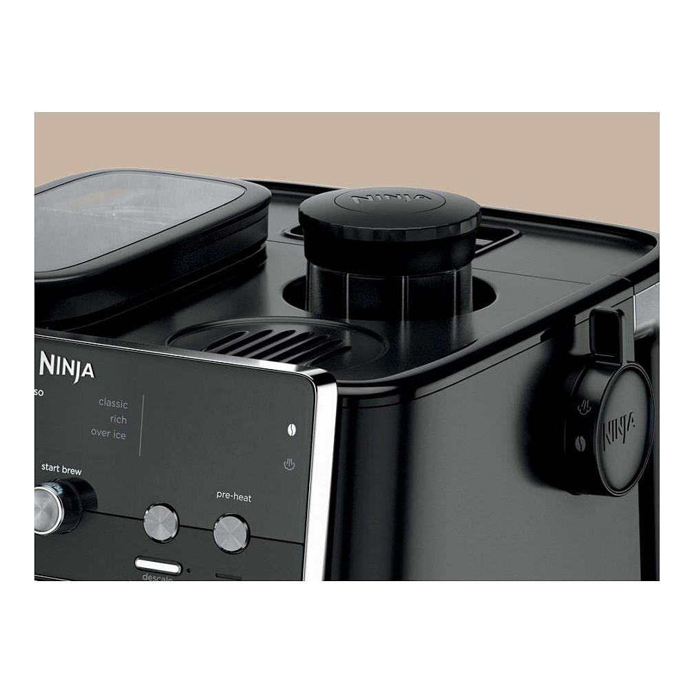 Aparat për Espresso dhe Kafe me Filtër Ninja Luxe Café MINI ES301EU, 1650 W, Mulli i Integruar – Zezë/Argjend - 4