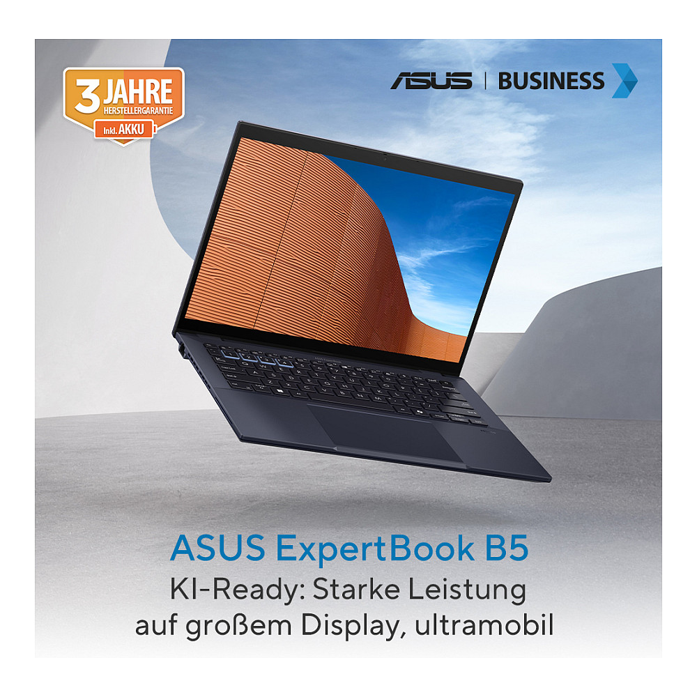 Laptop ASUS ExpertBook B5 / Ultra 7 155U / 16GB DDR5 / 512GB / 16" WUXGA IPS / Intel Graphics / DE  / e zezë - 10
