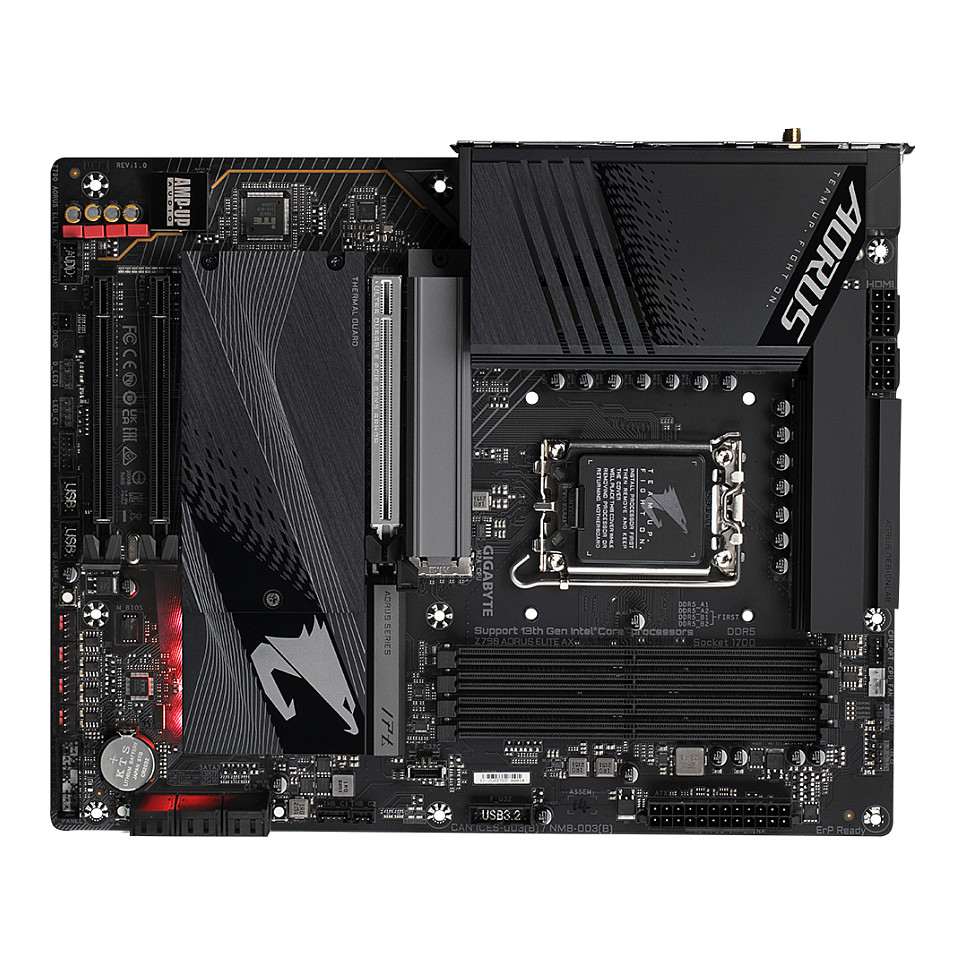 Pllakë Amë MB Intel Gigabyte Z790 AORUS ELITE AX / LGA 1700 / DDR5 / HDMI+DP - 5