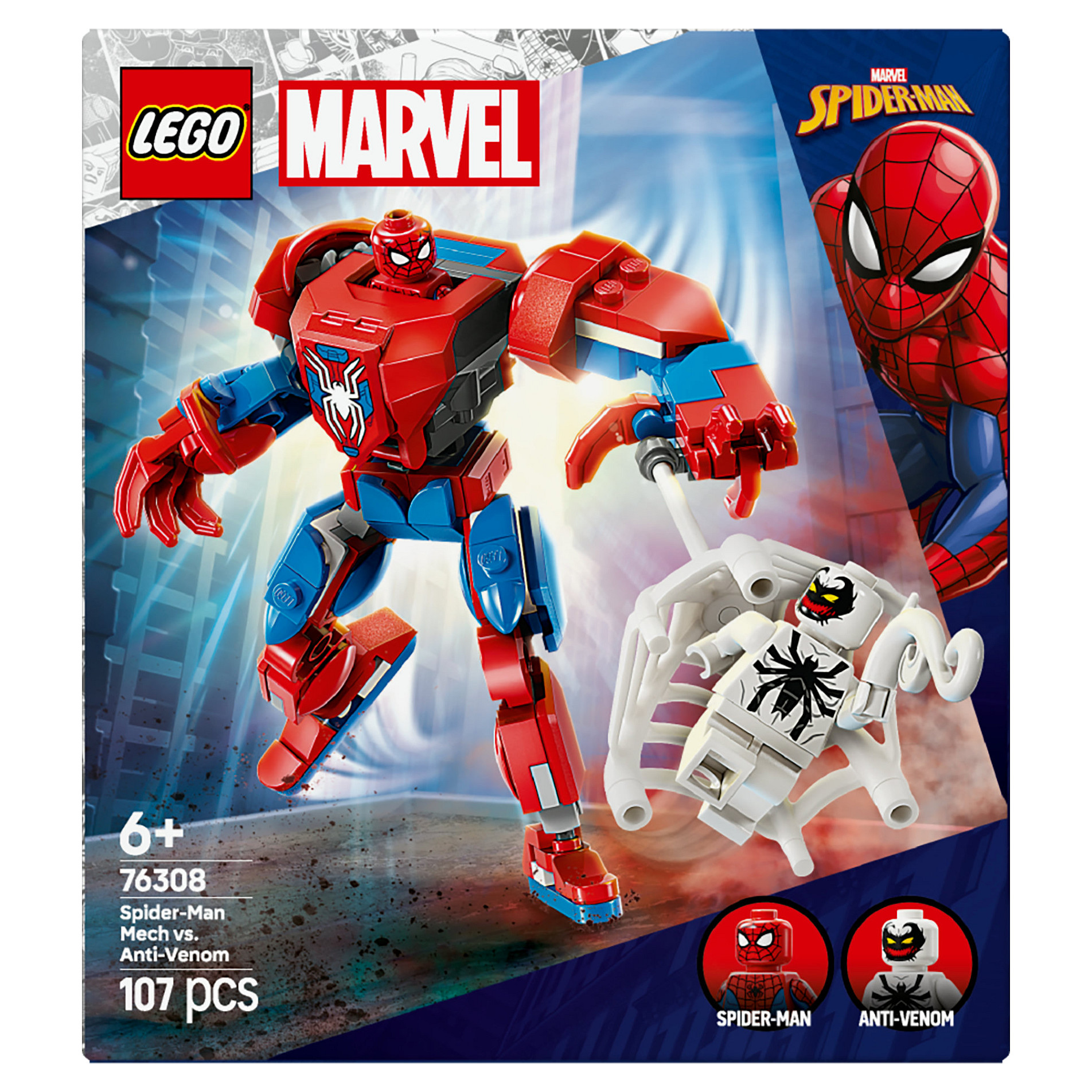 LEGO 76308 Marvel Super Heroes Spider-Man Mech vs Anti-Venom - 10