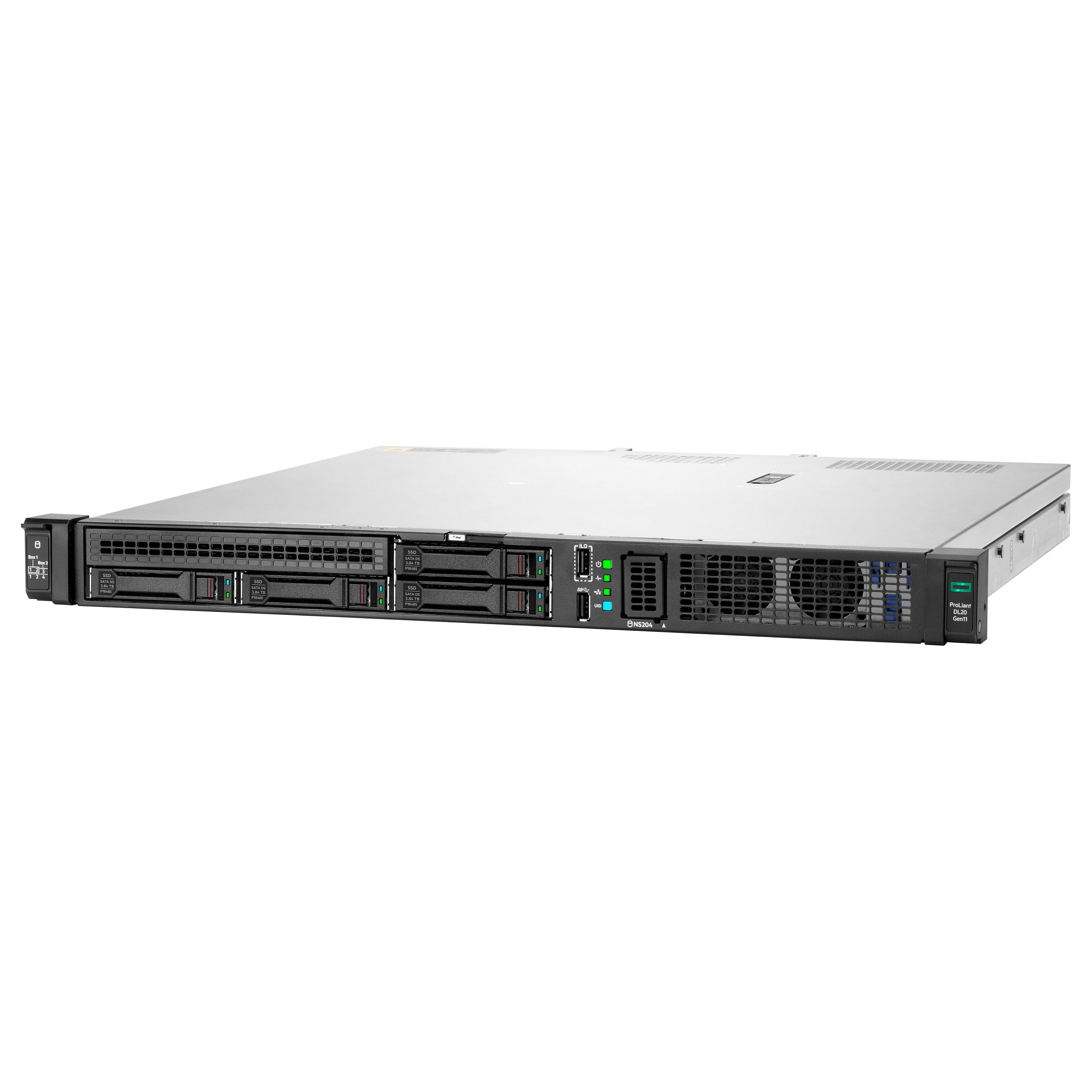Server HPE DL20 Gen11 1U XEON E-2434 1x32GB 4SFF 2x480GB 1x800W - 3