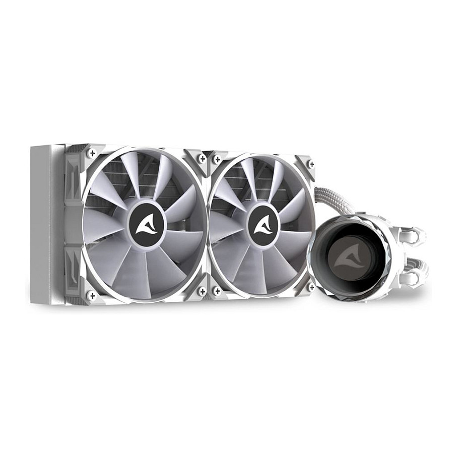 Ftohës për Procesor Sharkoon S80 RGB White AIO 240mm e bardhë - 3
