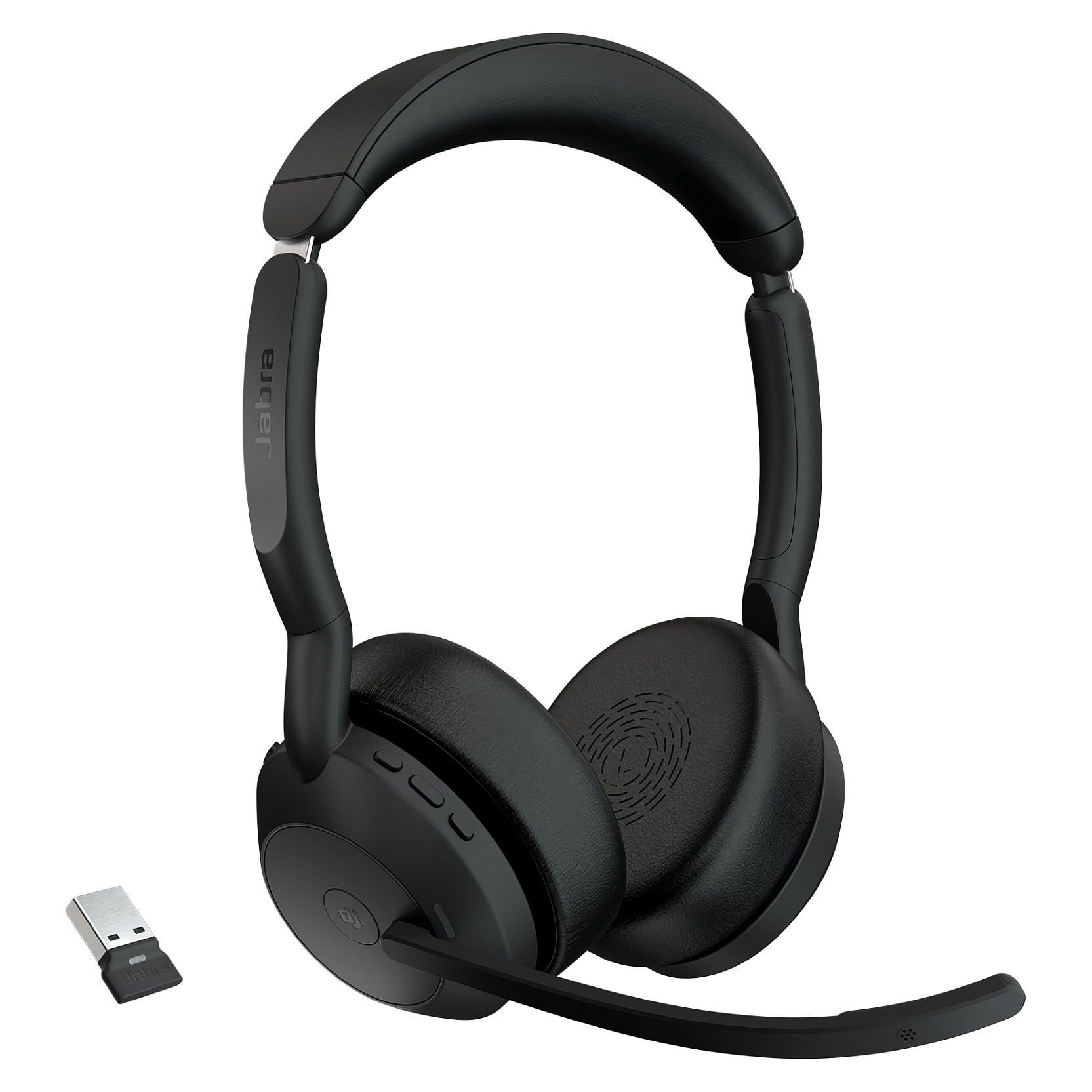 Kufje pa kabllo Jabra Evolve2 55 MS Stereo USB-A - Zezë - 1