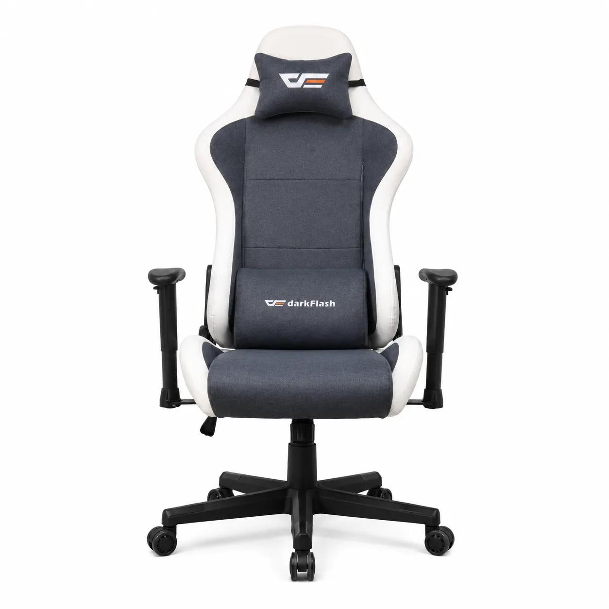 Karrige Gaming Darkflash RC360 / 150kg / 90-180° / 2D Armrests / Gas Lift Class 3 / 20kg – Bardhë/Hiri