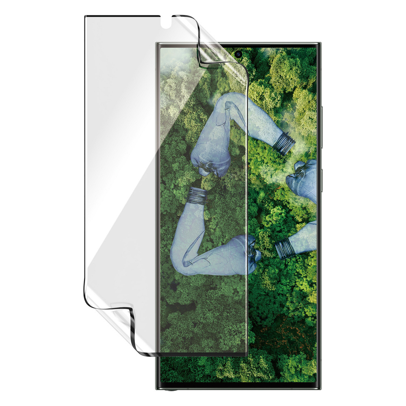 Aksesorë për telefon PanzerGlass MATRIX Screen Protector për Galaxy S23 Ultra – Transparente - 1