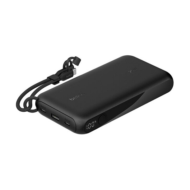 Powerbank Belkin BoostCharge BPB028HQBK / 20000mAh / 20W / 2x Type-C + Type-A / Display – Zezë