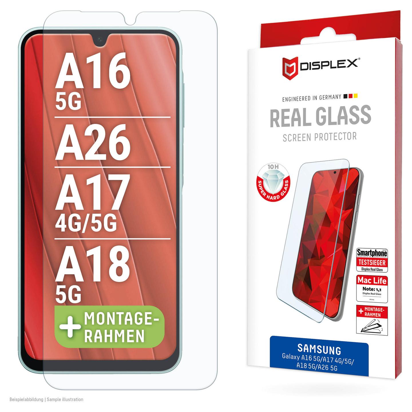 Mbrojtës Ekrani DISPLEX 02199 / Galaxy A17 4G/5G / Galaxy A16 / 10H / Tempered Glass - Transparent