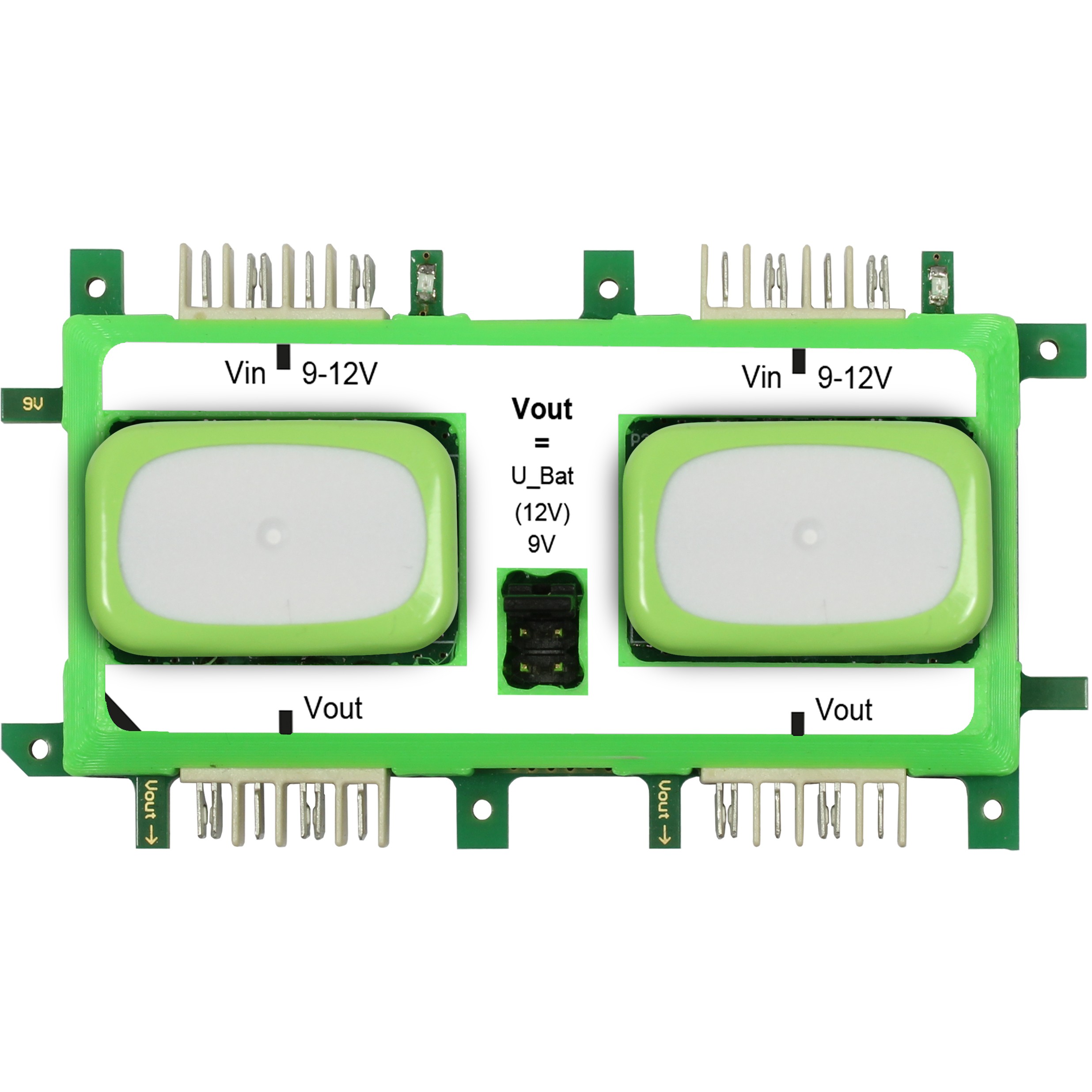 ALLNET Brick’R’knowledge Battery Brick 2x 7.4V 500mA Adjustable 9V/12V Li-Ion Power Module STEM Education ALL-BRICK-0708 - 1