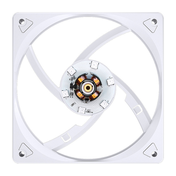 Ftohës për Kasë Jonsbo SL-120C / 120mm / 600-1500 RPM / RGB / PWM – Bardhë - 10