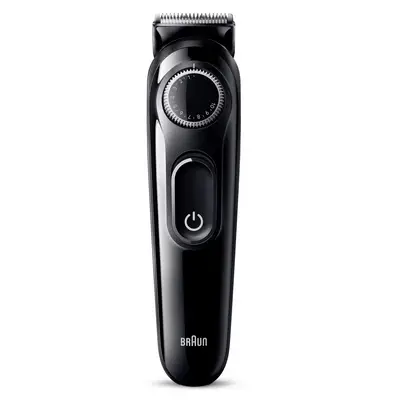 Makinë e rrojës për mjekër Braun Series 3 BT3400 / PrecisionWheel / 20 Nivele / 0.5–10mm / Ni-MH / 50 Min – Zezë
