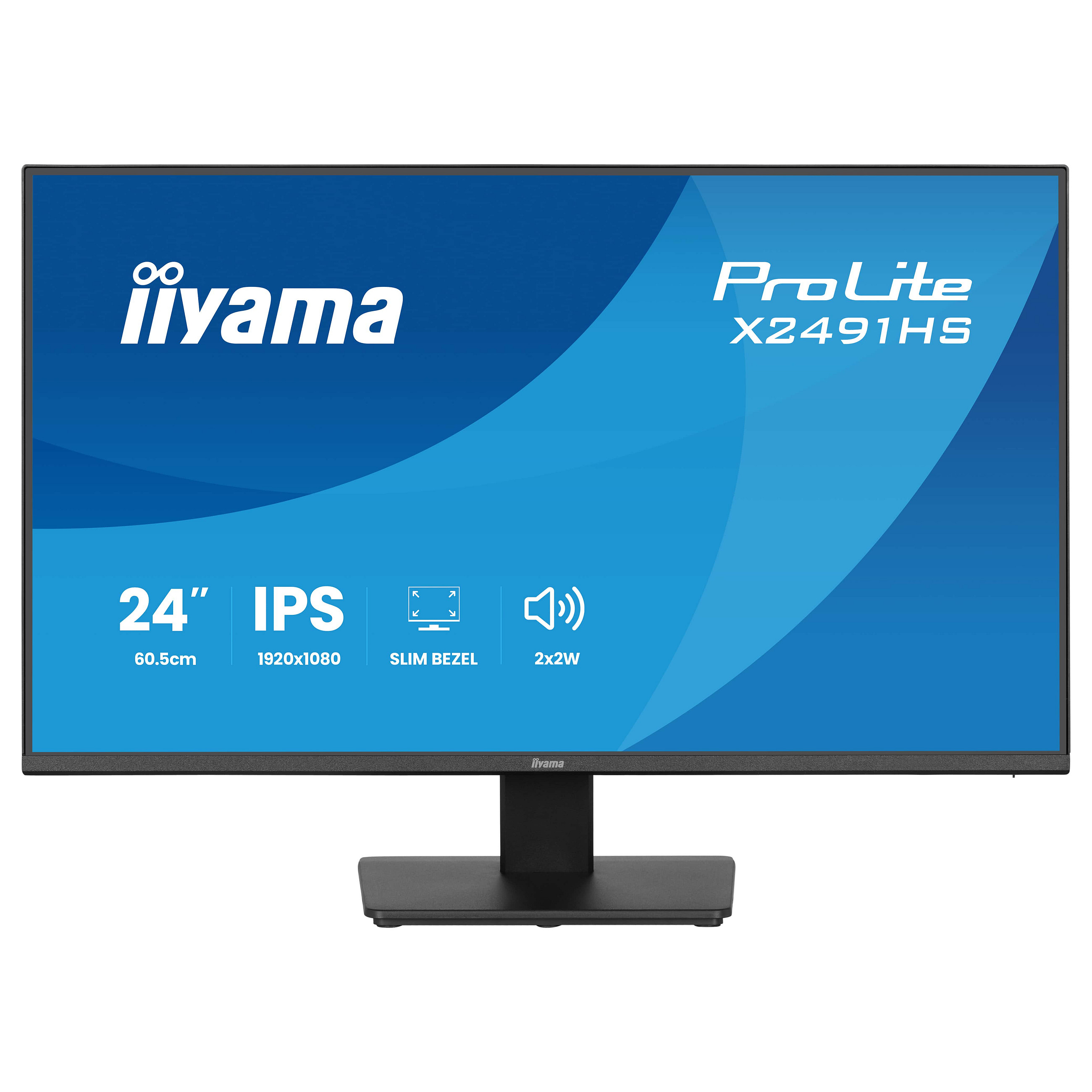 Monitor iiyama X2491HS-B1 / 23.8"/ Full HD IPS LCD / 120Hz / 1ms / HDMI+DP+HDCP - Zezë - 3