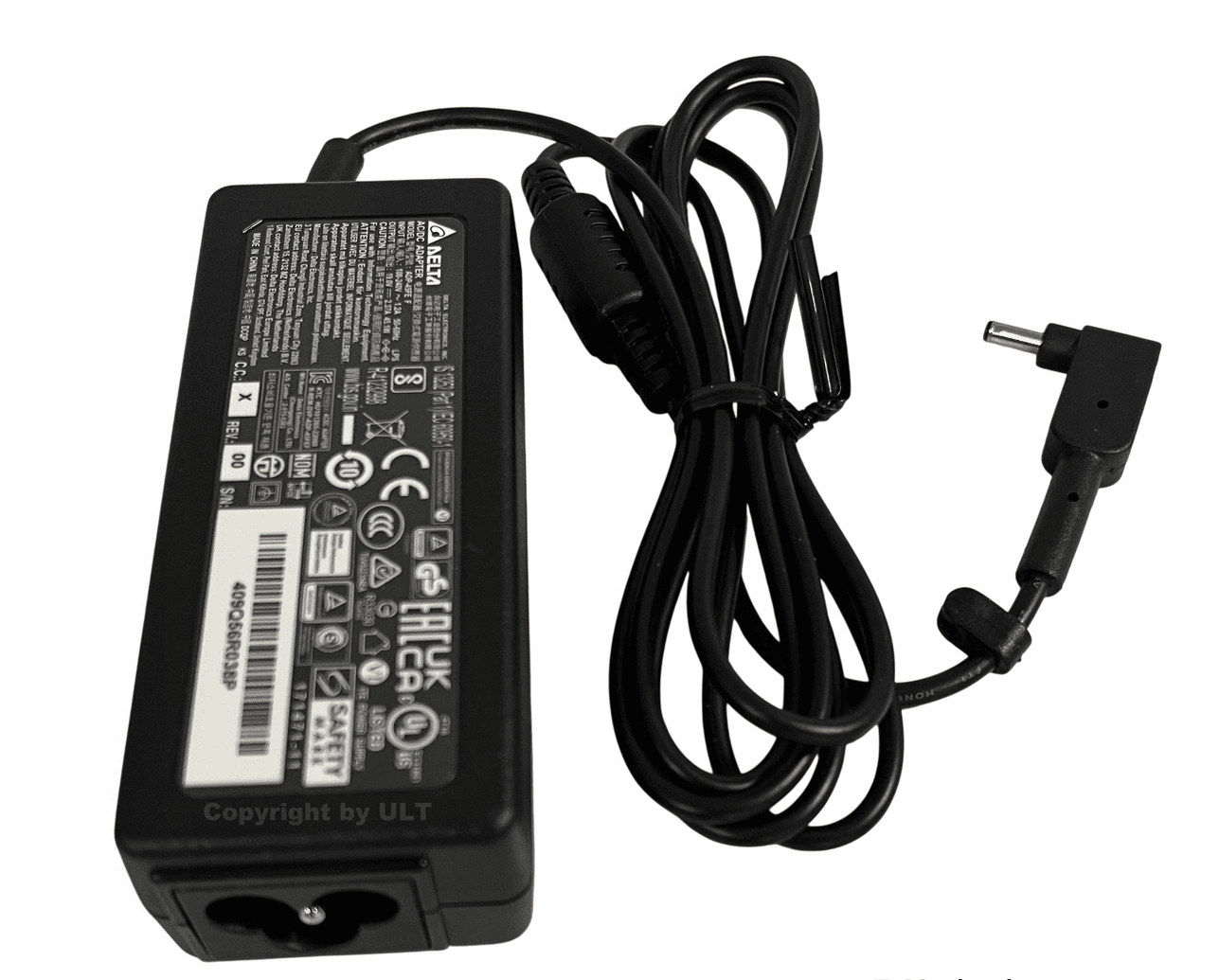 Adapter për Laptop Acer KP.04501.012 / 45W / 19V / 2.37A / 3.0×1.1mm – Zezë - 1