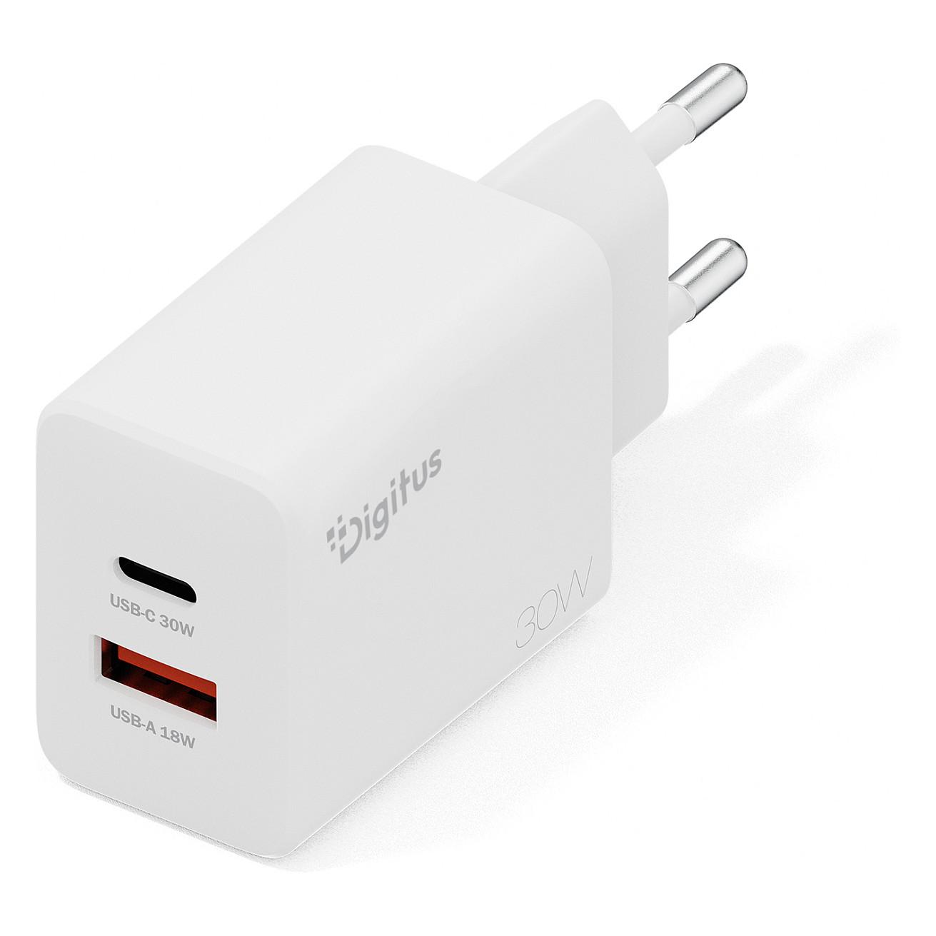 Adapter Digitus DA-10304 / 100W / GaN / 2x USB-C + 1x USB-A / Fast Charging - Bardhë