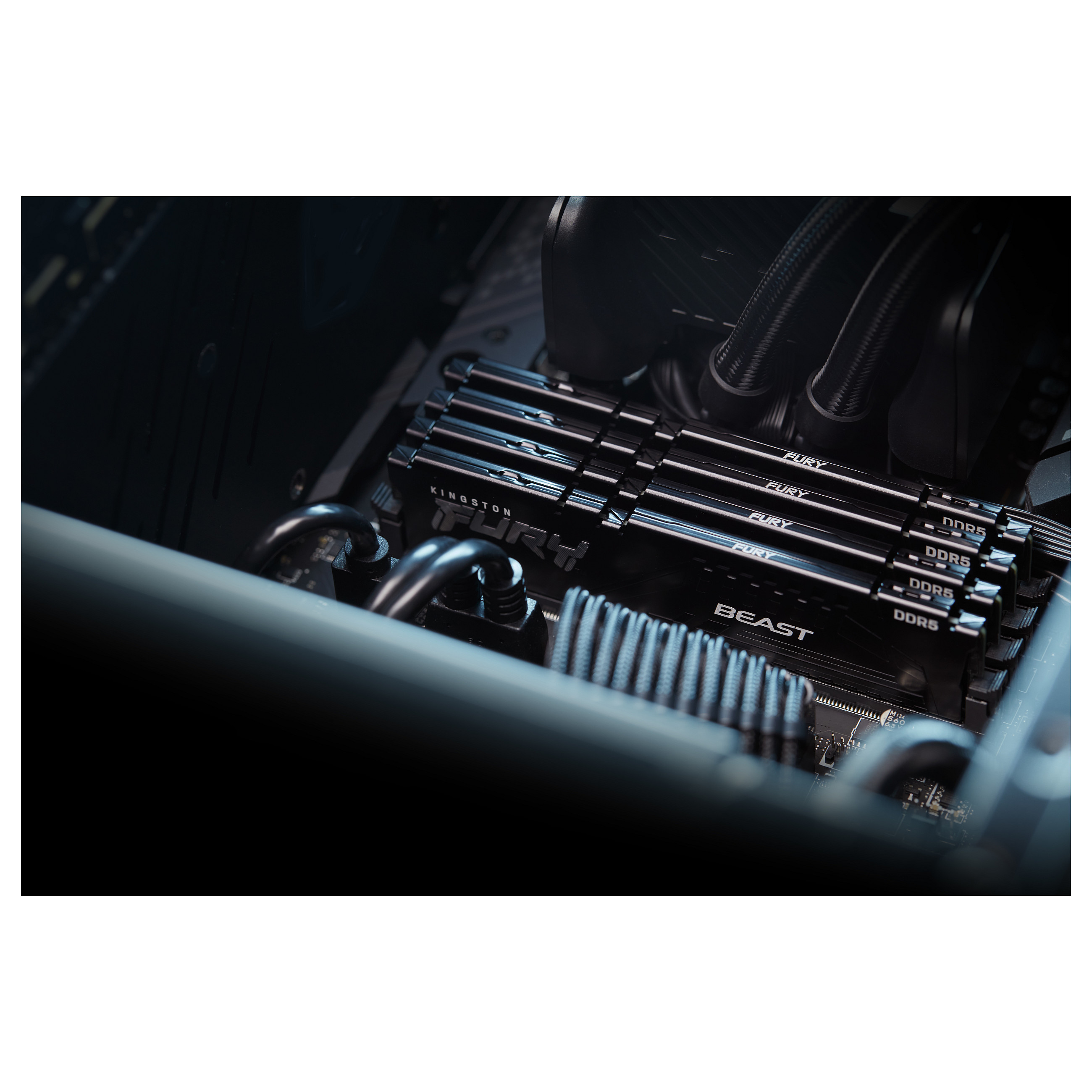 RAM Memorie DDR5 Kingston FURY Beast / 32GB(2x16GB) / UDIMM / 6000MHz / CL30 / 288-pin - 10