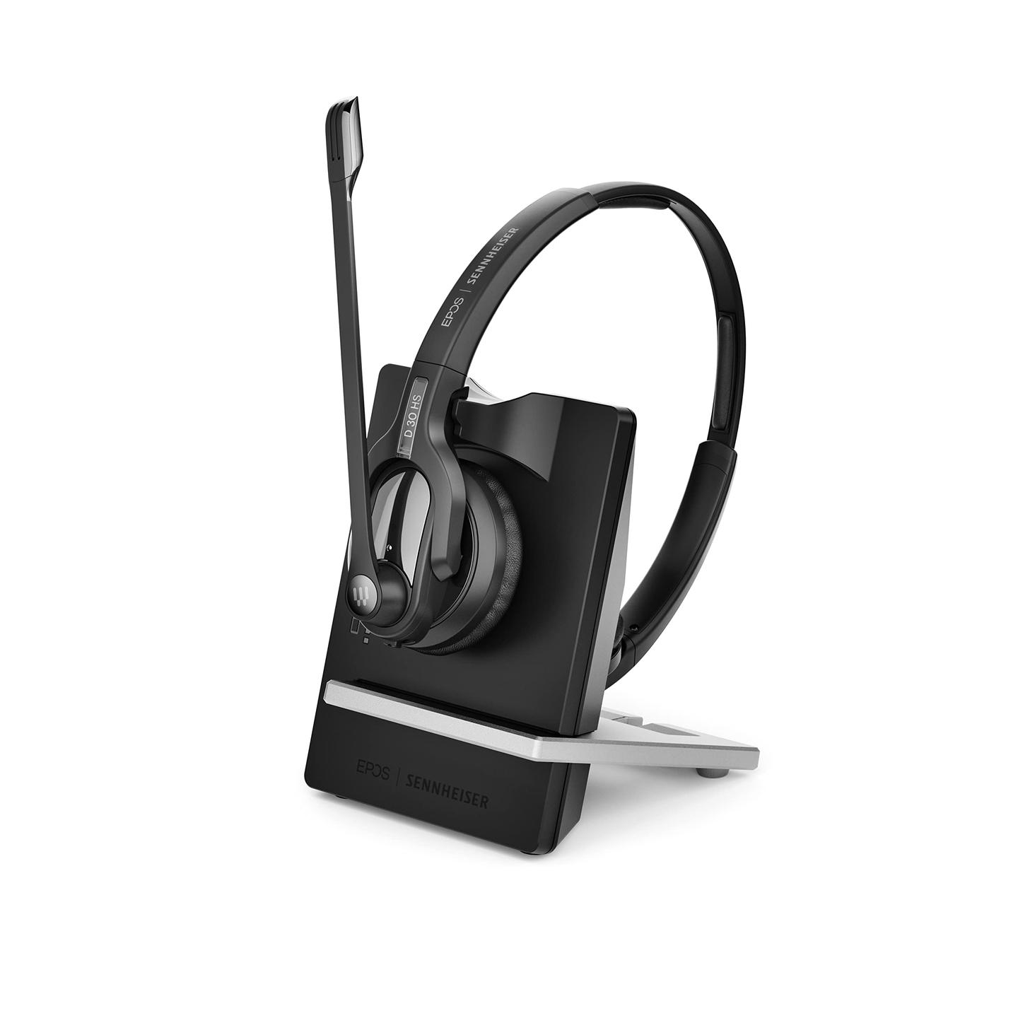Kufje pa kabllo EPOS IMPACT D 30 / DECT / USB / Binaural / Ultra Noise Cancelling - Zezë - 2