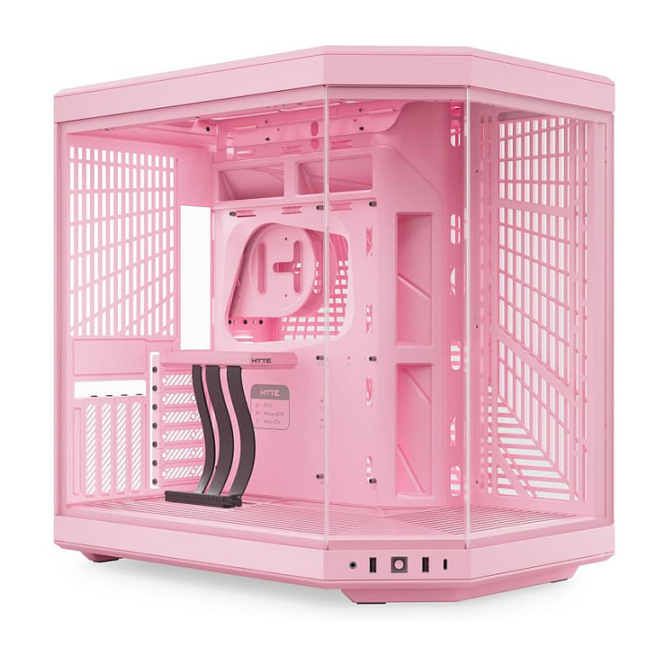 Kasë PC HYTE Y70 / Mid Tower / E-ATX / Dual Chamber / Tempered Glass - Rozë