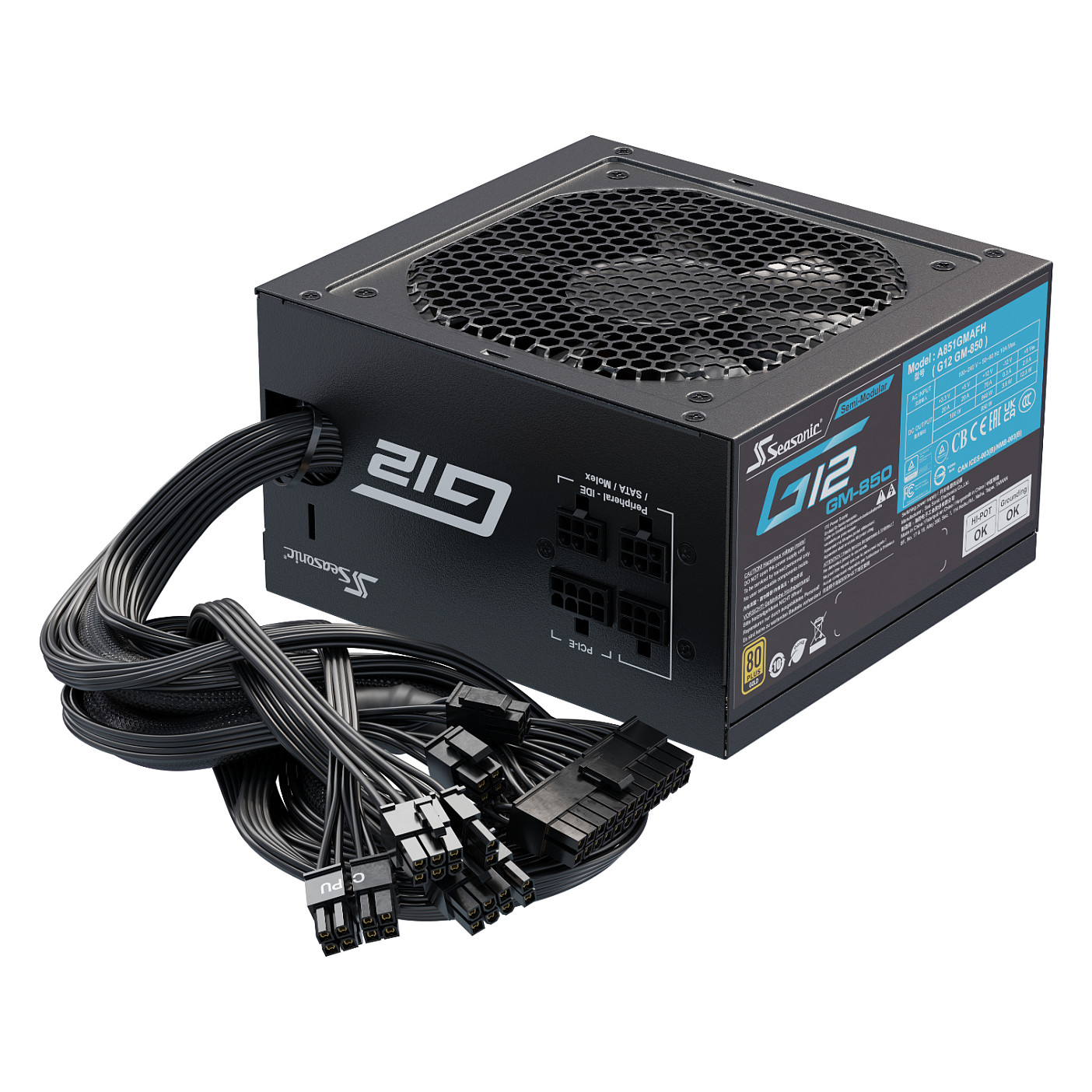 Furnizues Energjie PSU 850W Seasonic FOCUS SSR-850FM 80+ Gold - 4