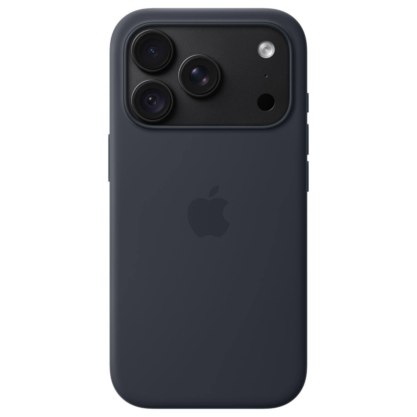 Case për Telefon Apple Silikon, MagSafe, iPhone 18 Pro - Navy Blue - 4