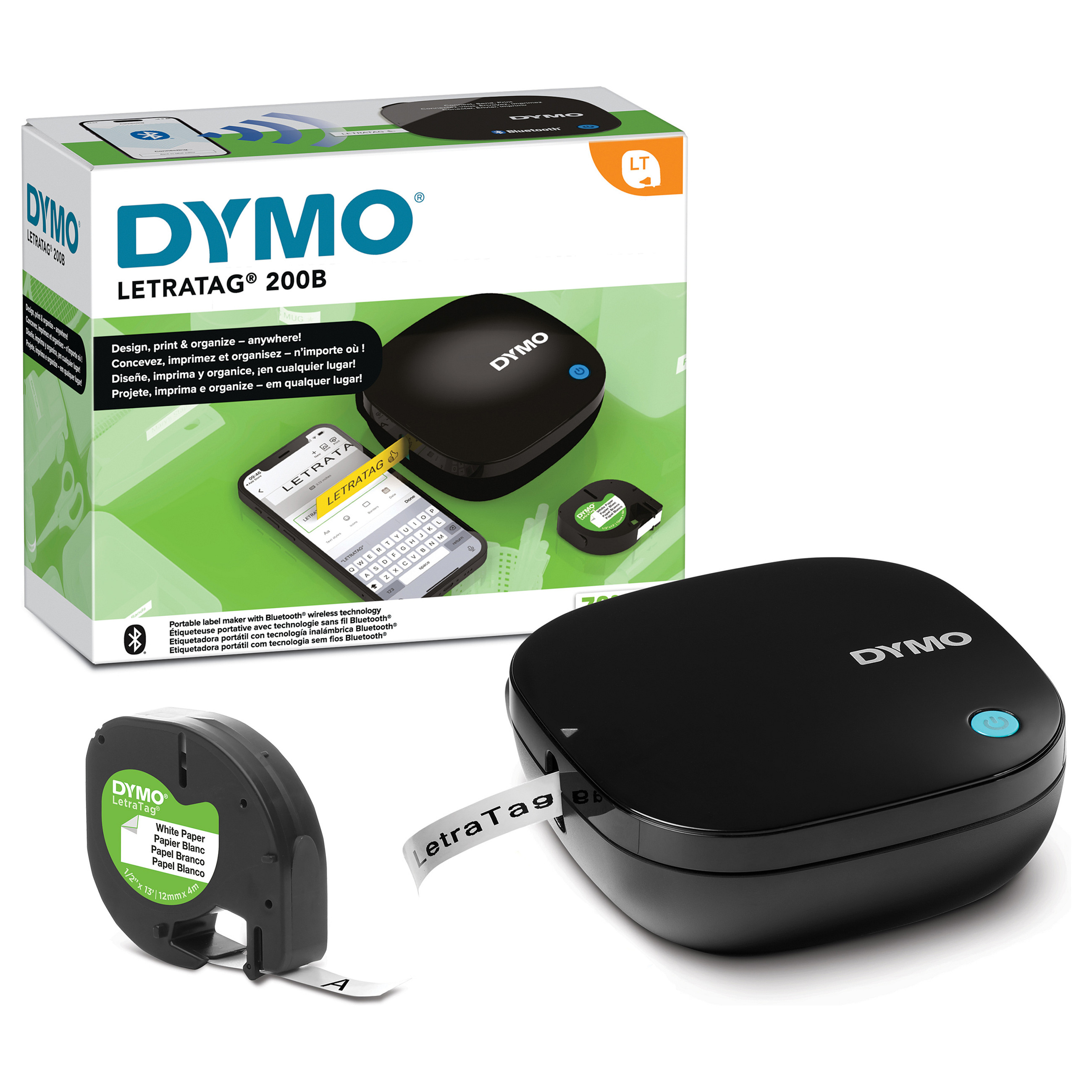Printer Label DYMO LetraTag LT-200 B / Direct Thermal / 200 DPI / 7 mm/s - Zezë