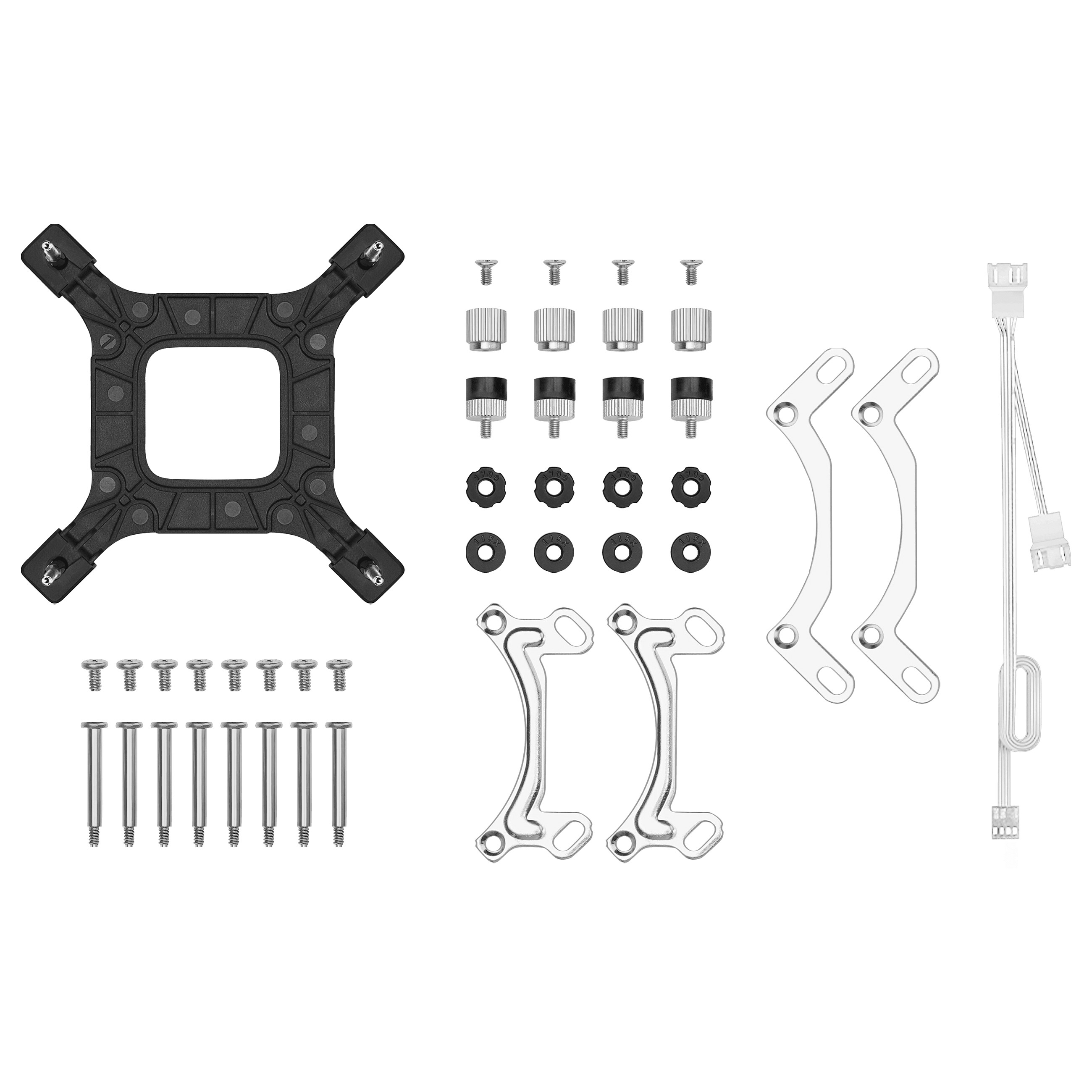 Ftohës për Procesor DeepCool LE520 WH / 240mm / 2x120mm / 500-2250RPM / ARGB - Bardhë - 6