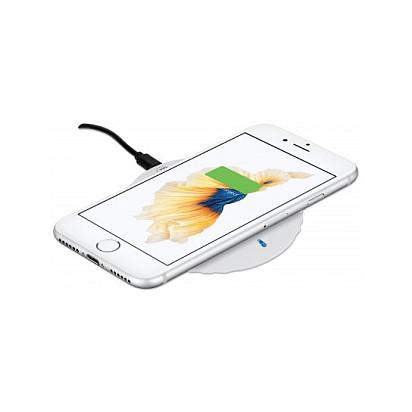 Adapter Manhattan / Wireless Charger Qi / 5W / 5V / 1A / USB - Bardhë - 6