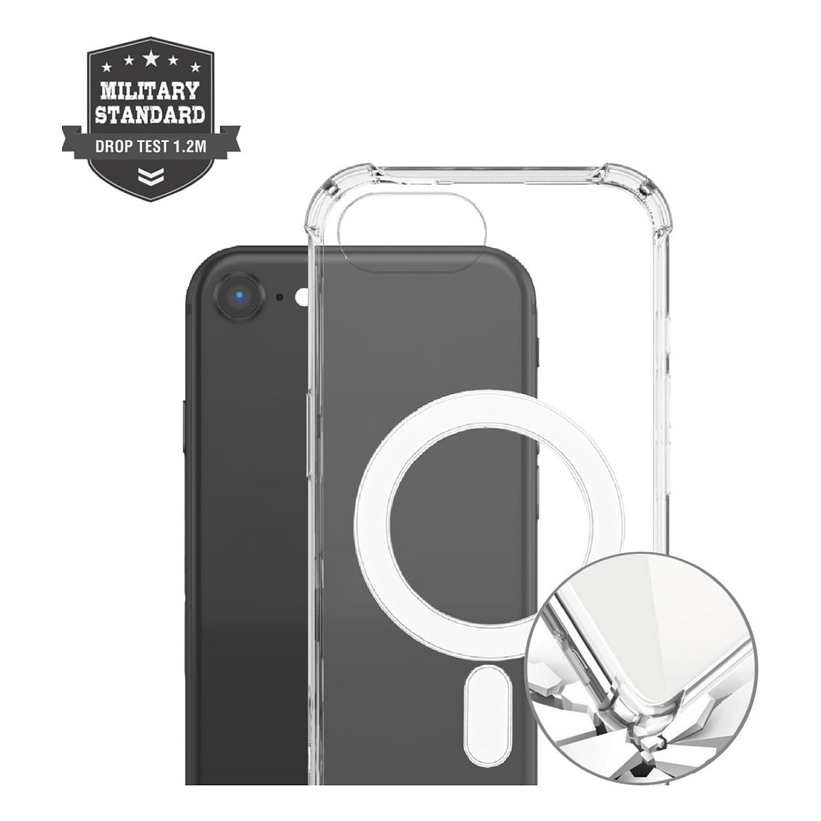 Aksesorë për telefon 4smarts Ibiza / Case / Apple iPhone 17 / Hybrid MagSafe - Transparent - 6