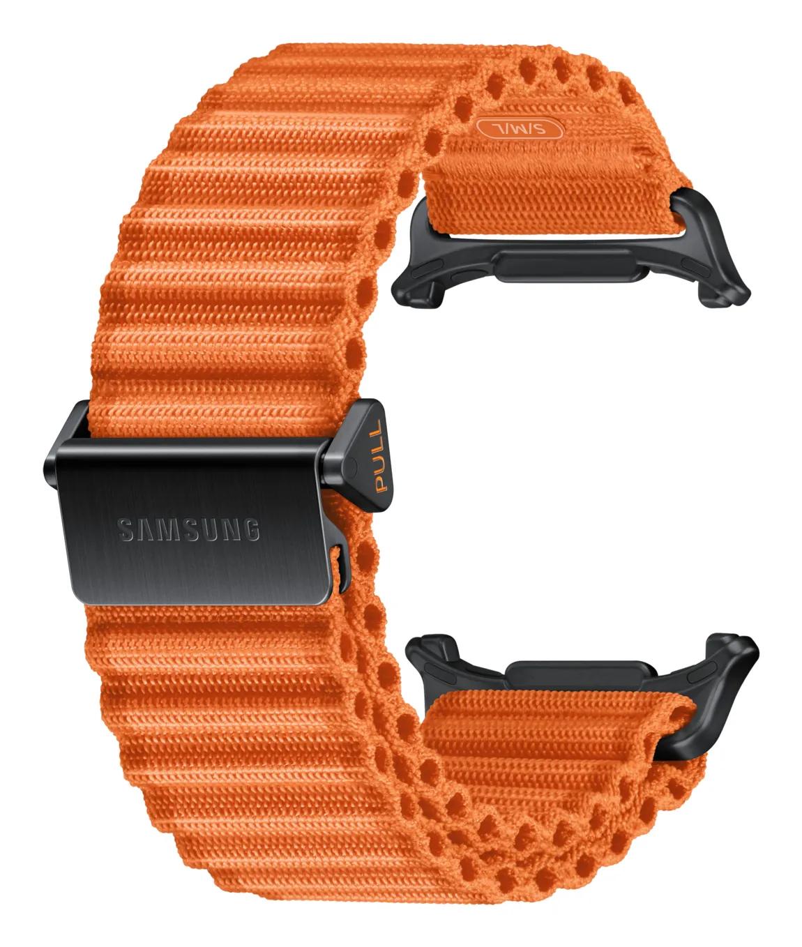 Rripa për Ora Samsung Trail Band për Galaxy Watch Ultra / Nylon / 14.5–20.5 cm - Portokalli